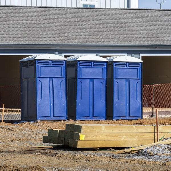 Heavy-duty construction site porta potty in High Springs, Florida