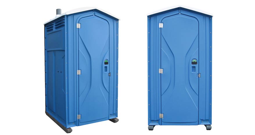 Long-term porta potty units on site in High Springs, Florida